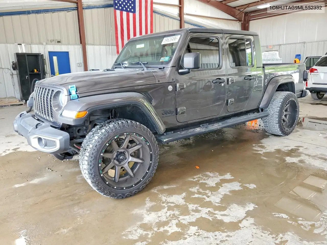 2021 Jeep Gladiator Sport VIN: 1C6HJTAG9ML552332 Lot: 59620496