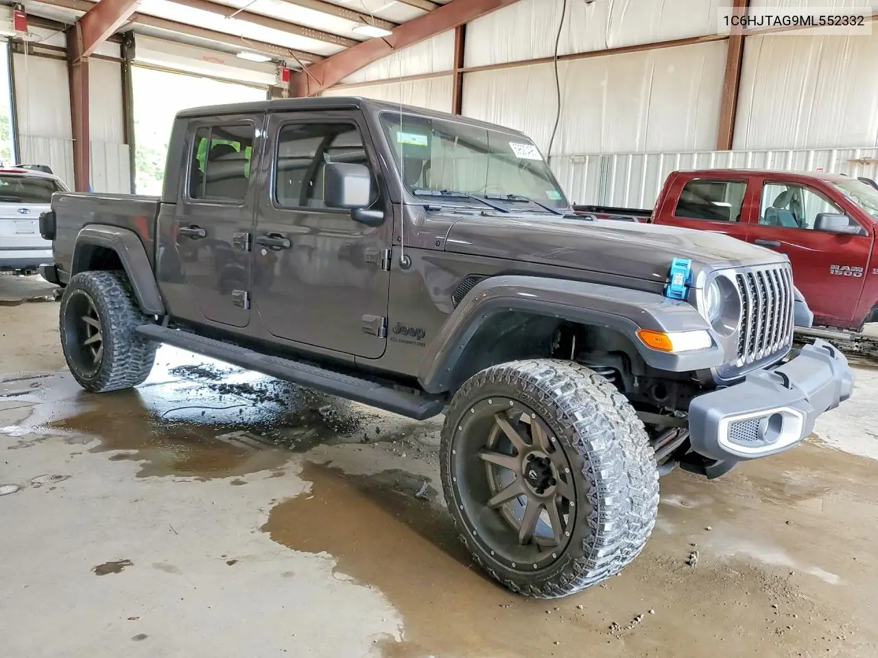 2021 Jeep Gladiator Sport VIN: 1C6HJTAG9ML552332 Lot: 59620496