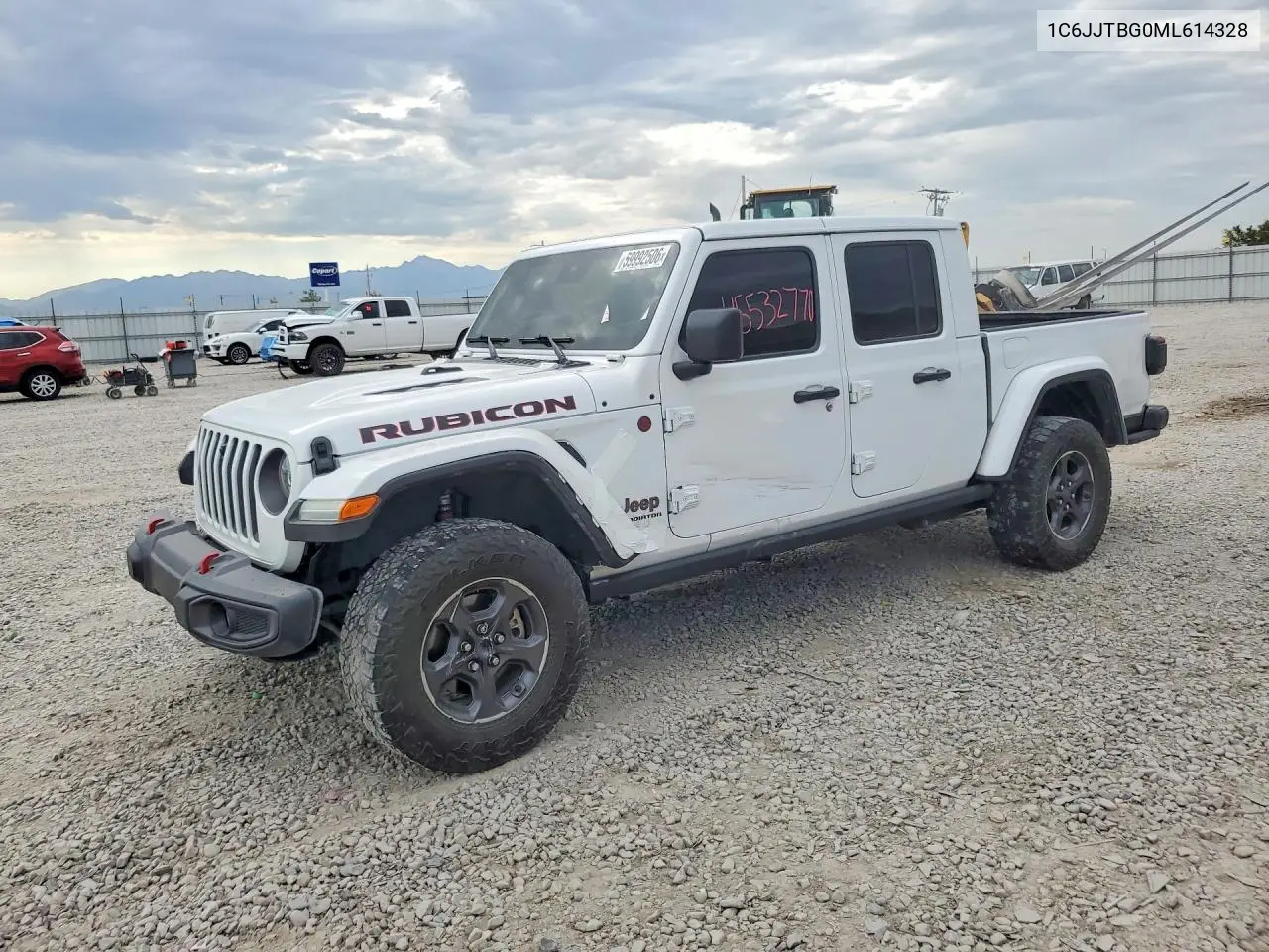2021 Jeep Gladiator Rubicon VIN: 1C6JJTBG0ML614328 Lot: 59992506