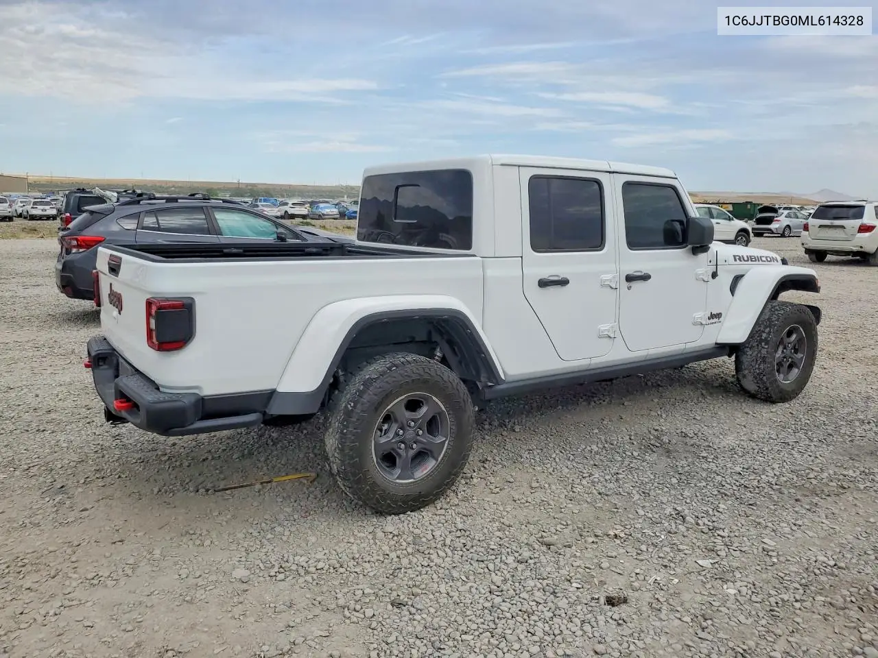 2021 Jeep Gladiator Rubicon VIN: 1C6JJTBG0ML614328 Lot: 59992506
