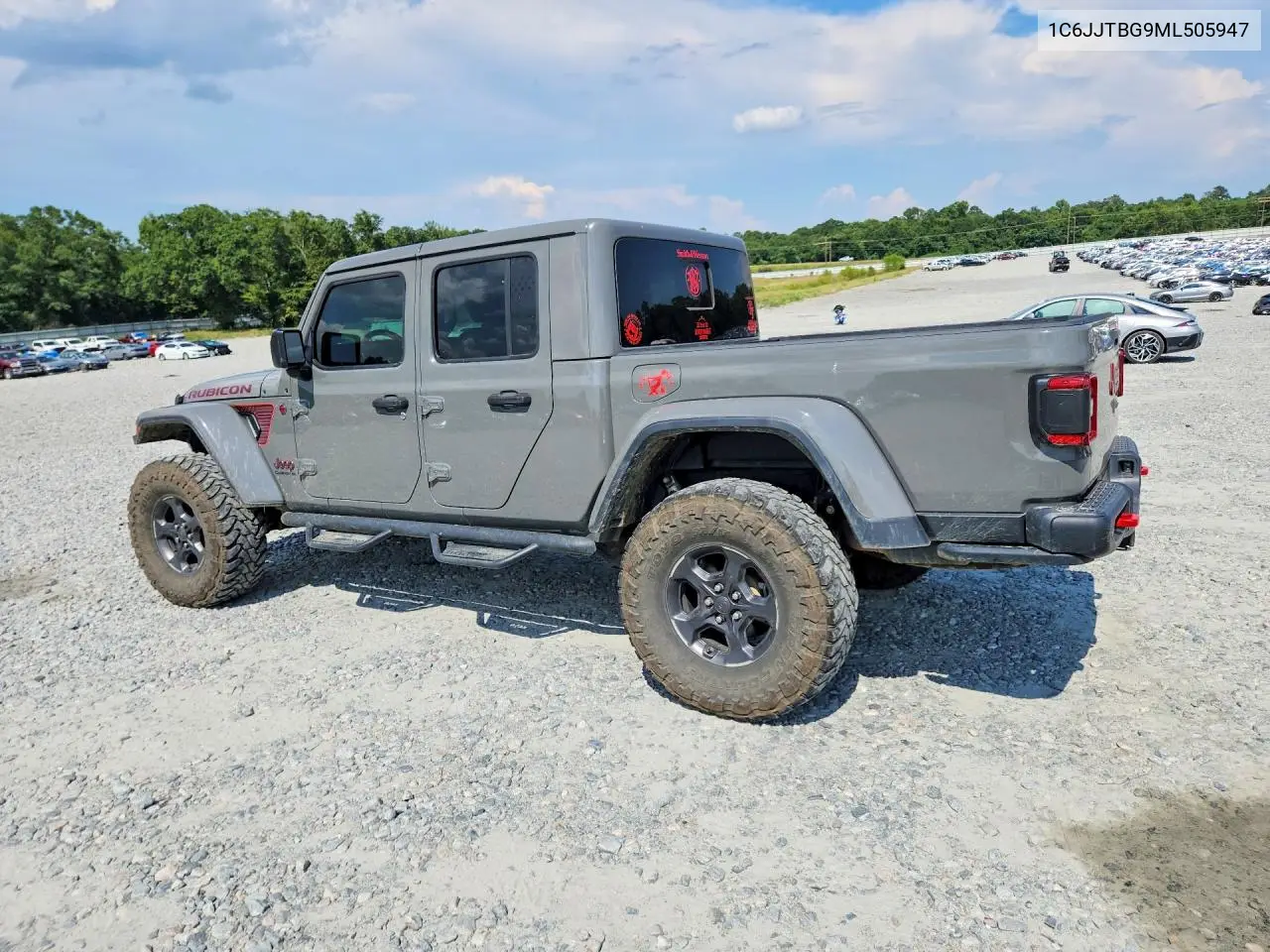 2021 Jeep Gladiator Rubicon VIN: 1C6JJTBG9ML505947 Lot: 60154416