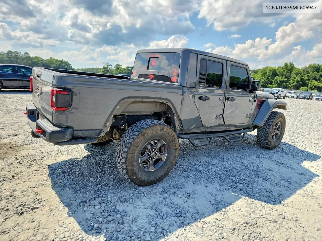 2021 Jeep Gladiator Rubicon VIN: 1C6JJTBG9ML505947 Lot: 60154416