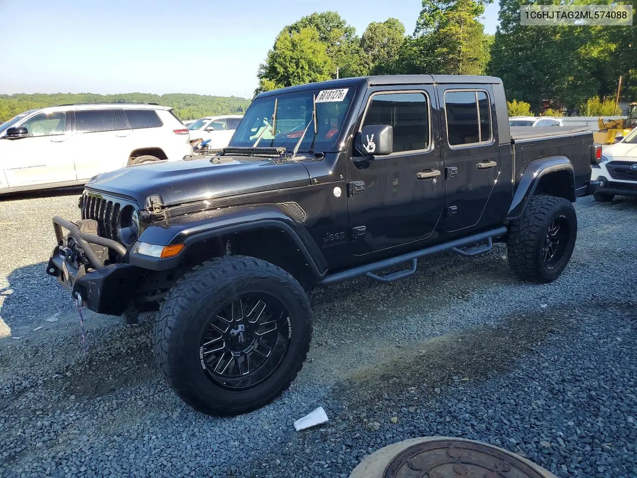 2021 Jeep Gladiator Sport VIN: 1C6HJTAG2ML574088 Lot: 60181276