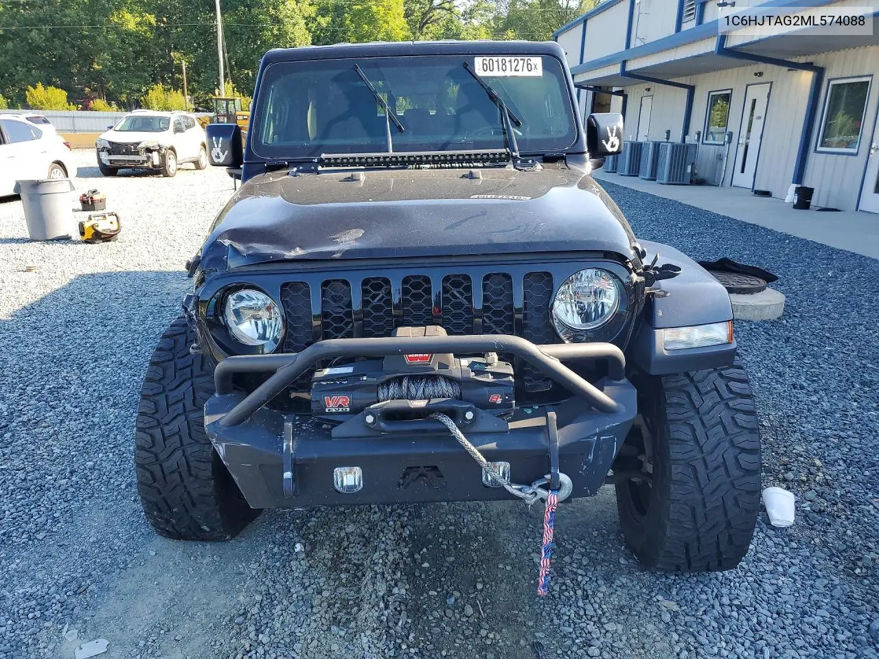 2021 Jeep Gladiator Sport VIN: 1C6HJTAG2ML574088 Lot: 60181276