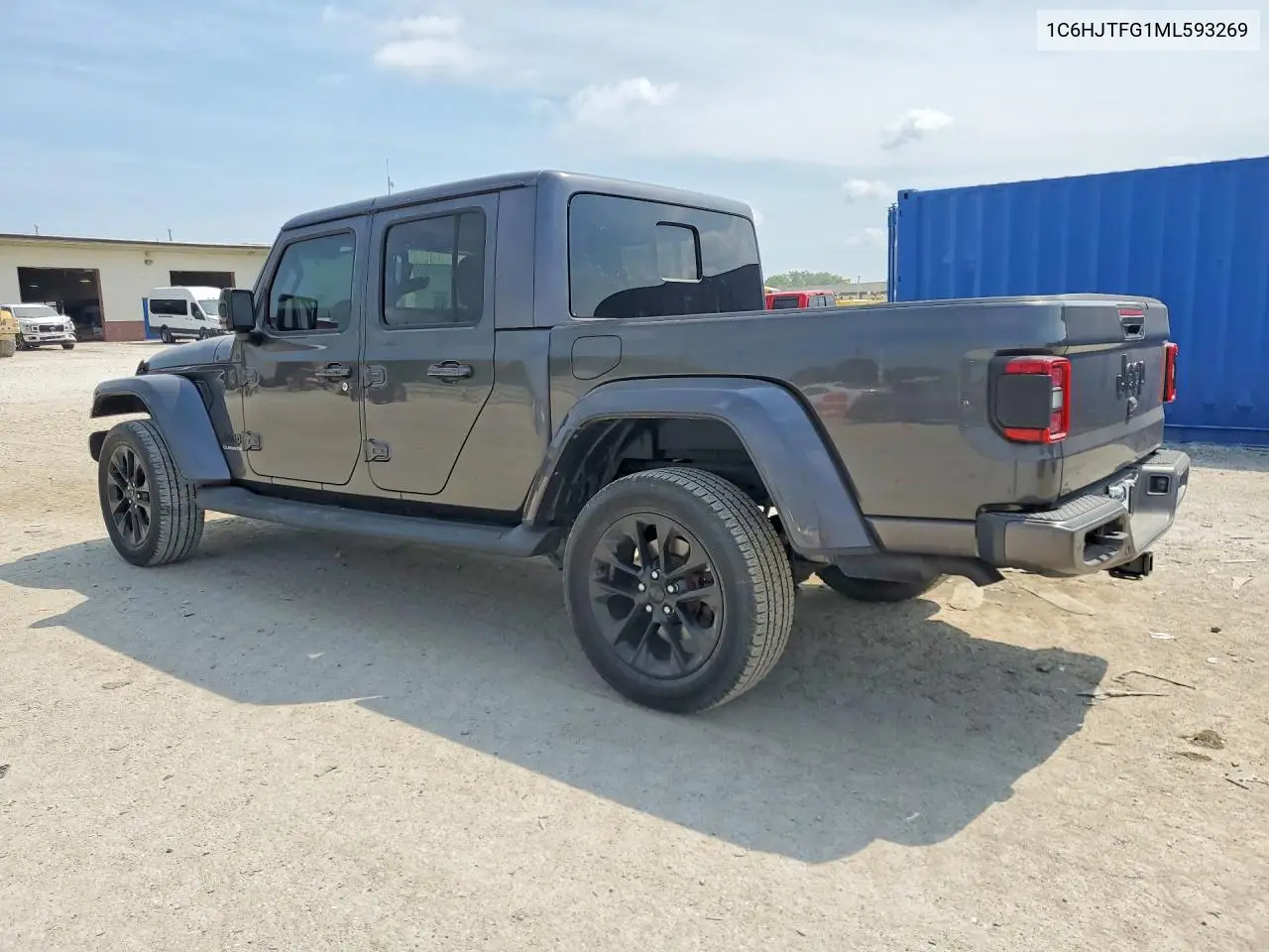 2021 Jeep Gladiator Overland VIN: 1C6HJTFG1ML593269 Lot: 60376076