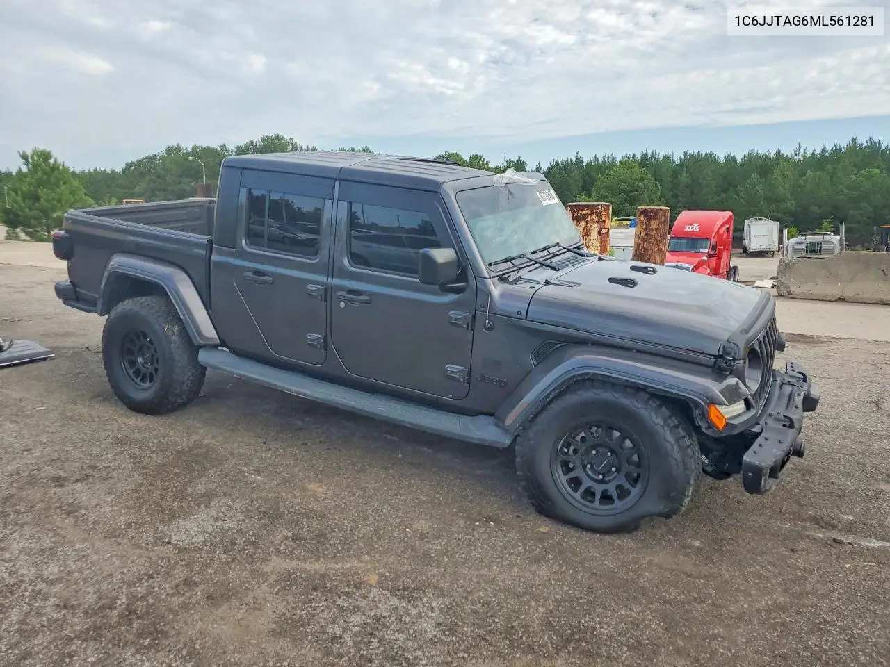 2021 Jeep Gladiator Sport VIN: 1C6JJTAG6ML561281 Lot: 60778406