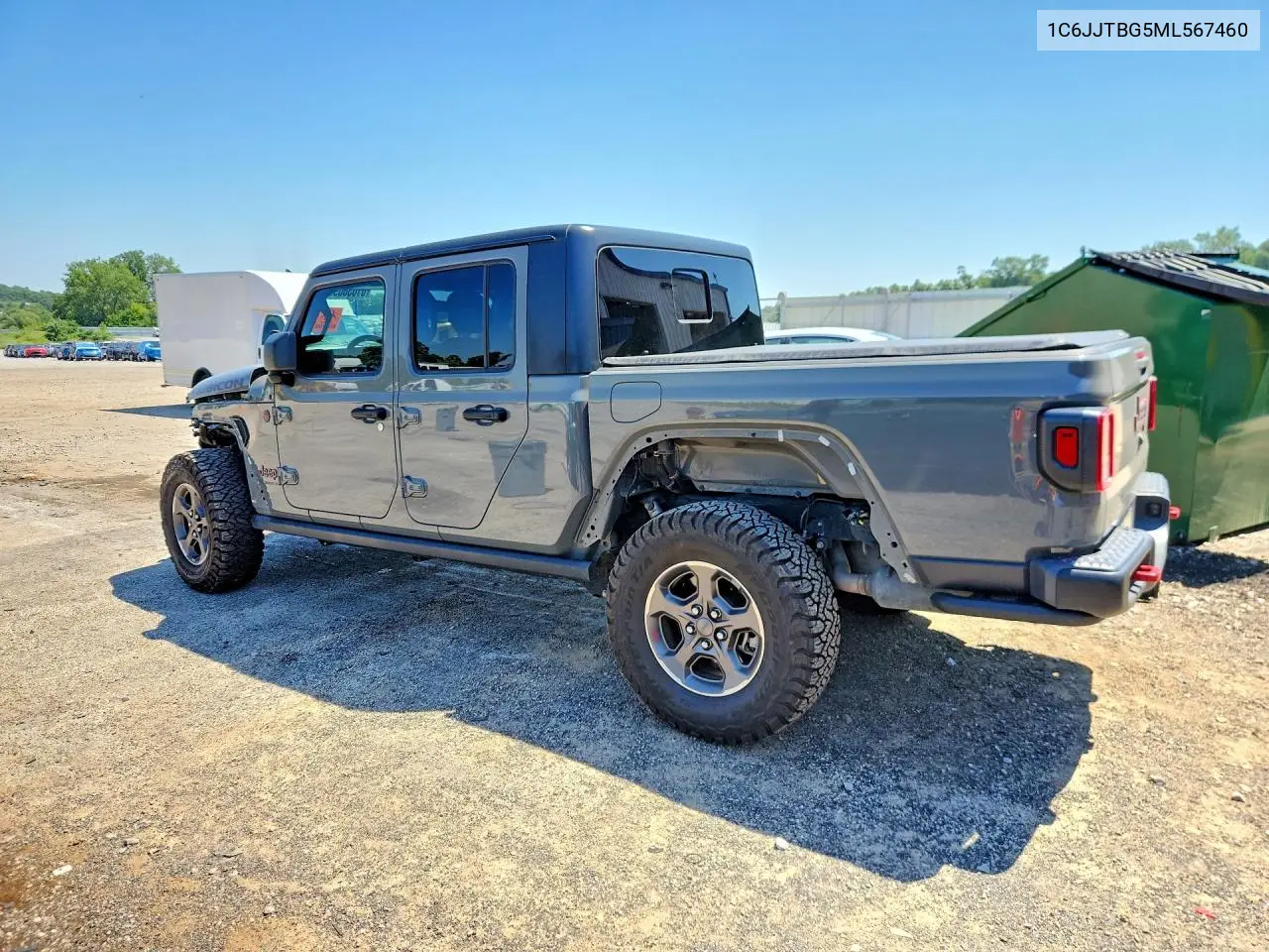 2021 Jeep Gladiator Rubicon VIN: 1C6JJTBG5ML567460 Lot: 61038096