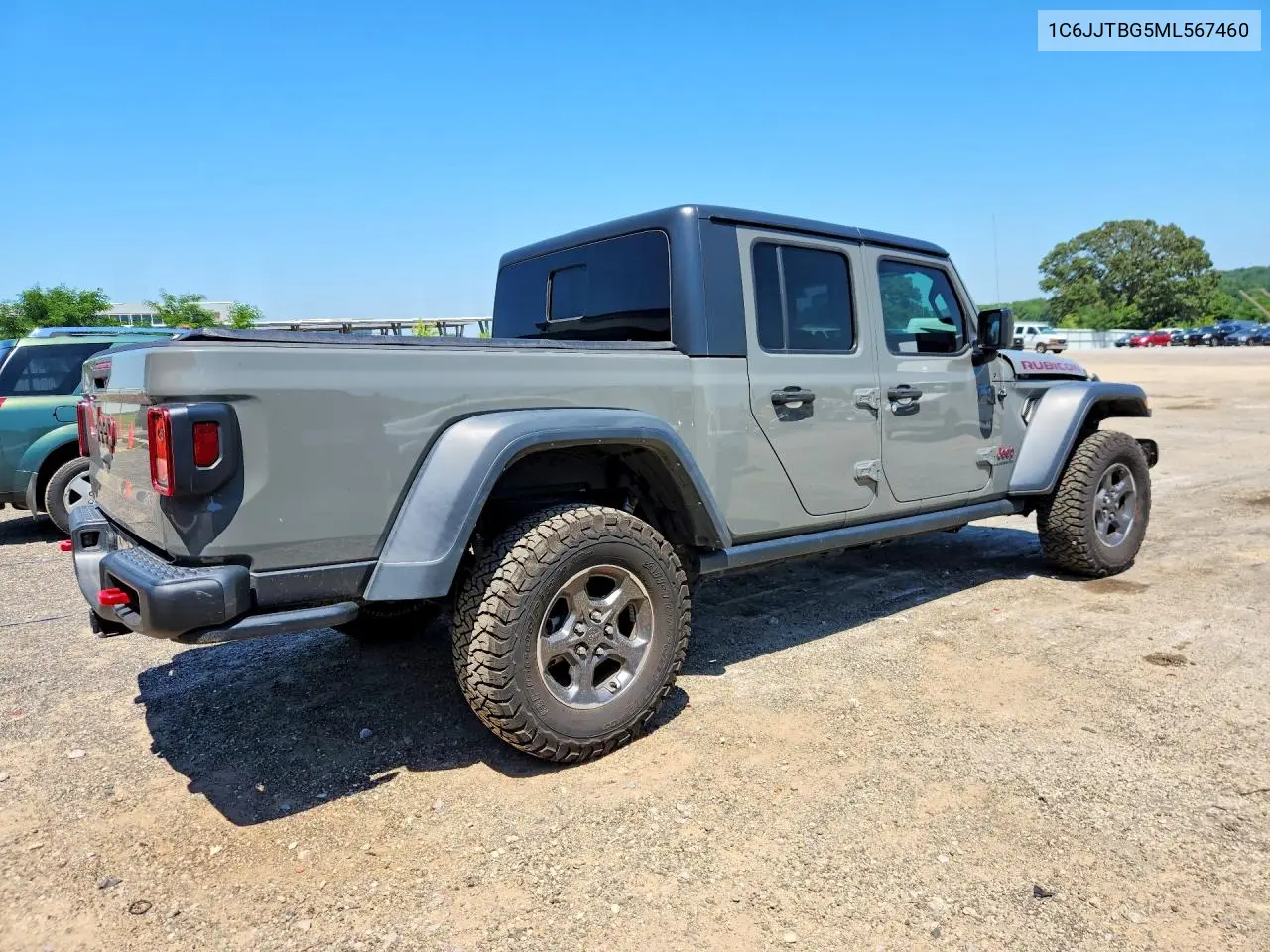2021 Jeep Gladiator Rubicon VIN: 1C6JJTBG5ML567460 Lot: 61038096
