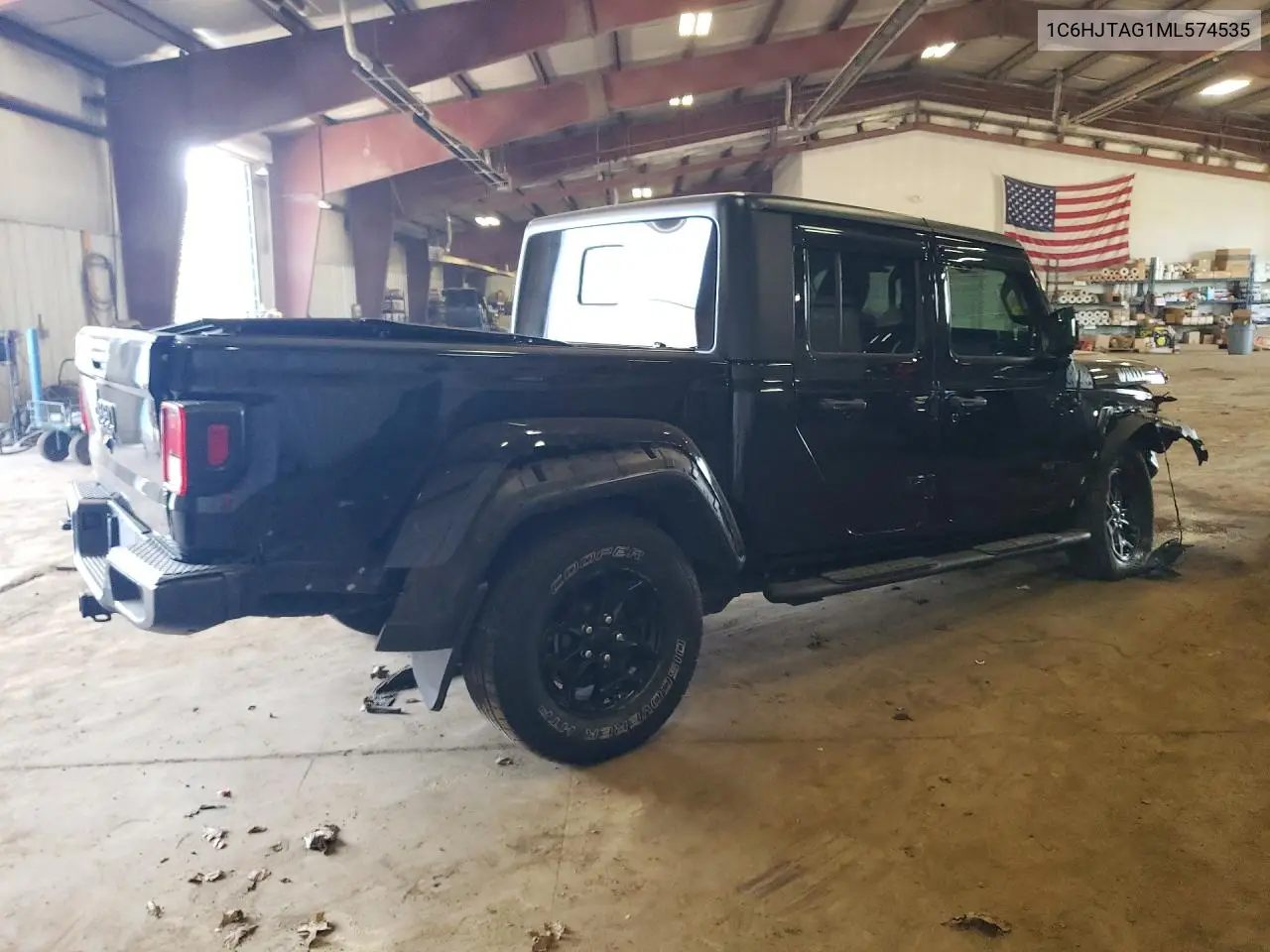 2021 Jeep Gladiator Sport VIN: 1C6HJTAG1ML574535 Lot: 61250836