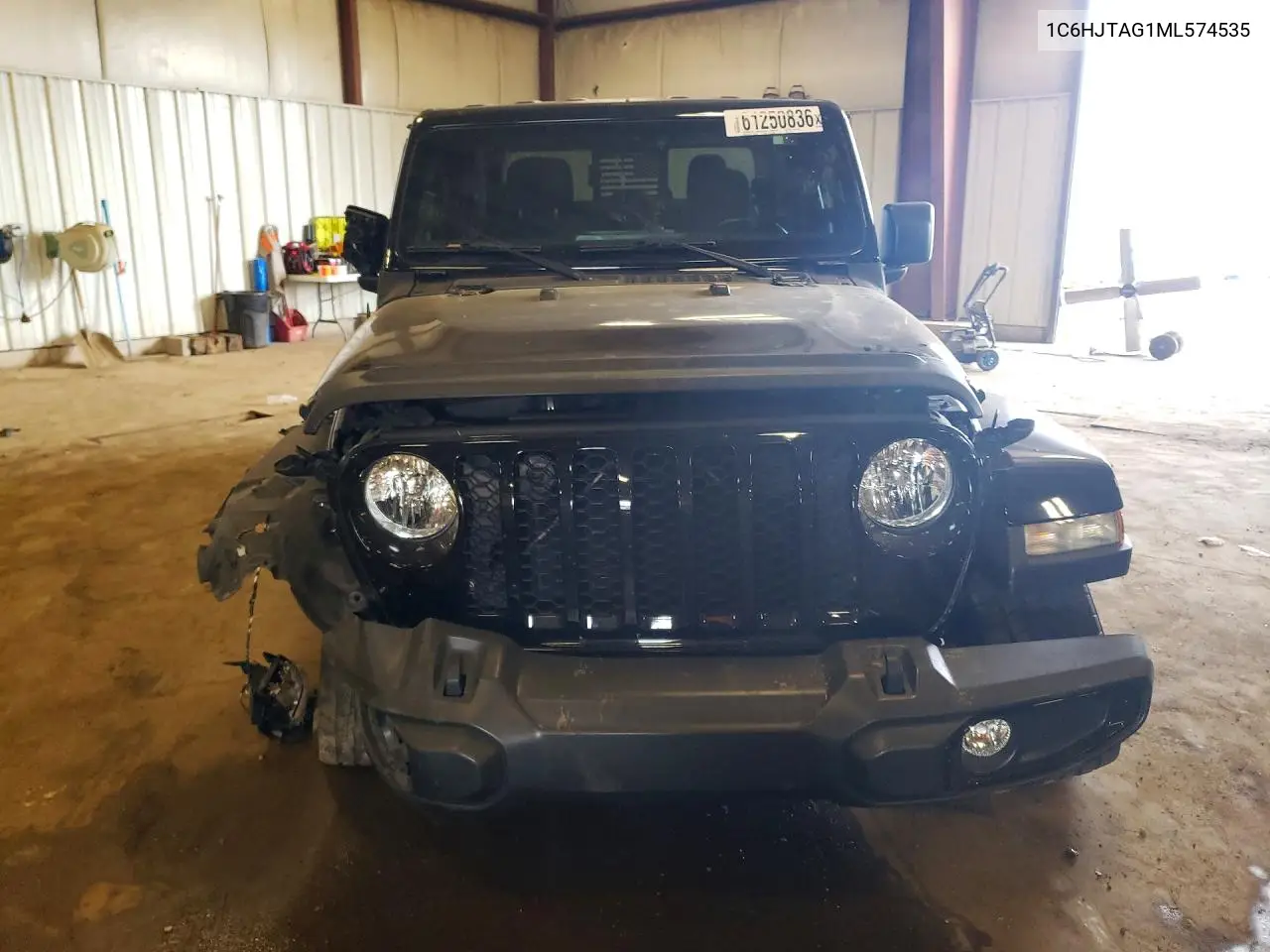 2021 Jeep Gladiator Sport VIN: 1C6HJTAG1ML574535 Lot: 61250836