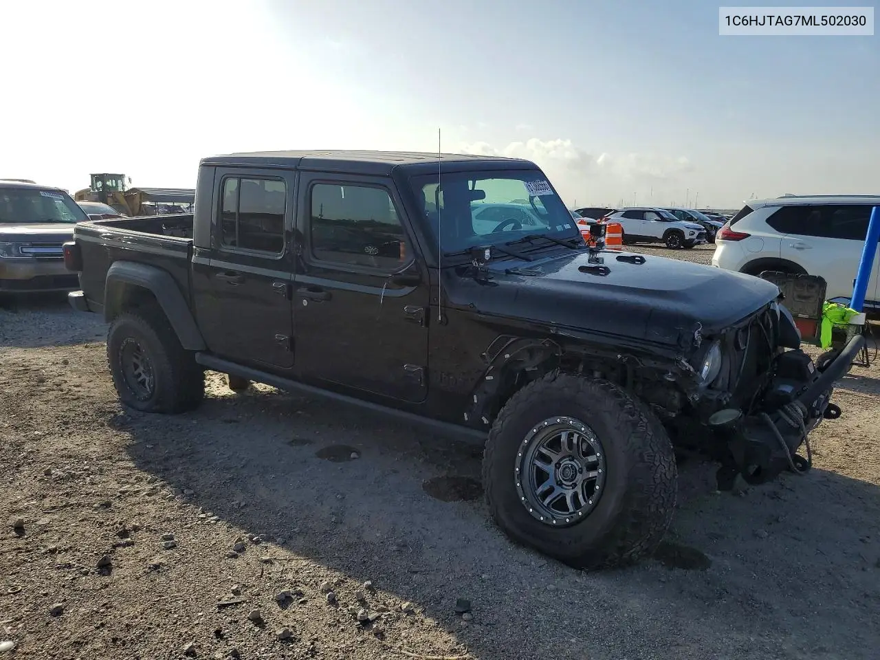 2021 Jeep Gladiator Sport VIN: 1C6HJTAG7ML502030 Lot: 61388566