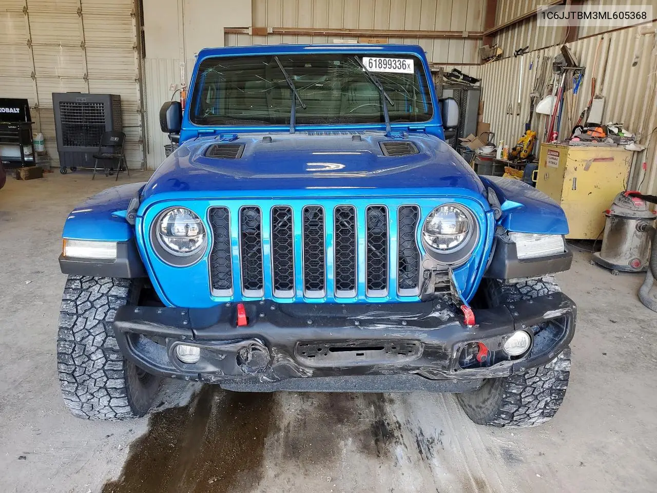 2021 Jeep Gladiator Rubicon VIN: 1C6JJTBM3ML605368 Lot: 61899336