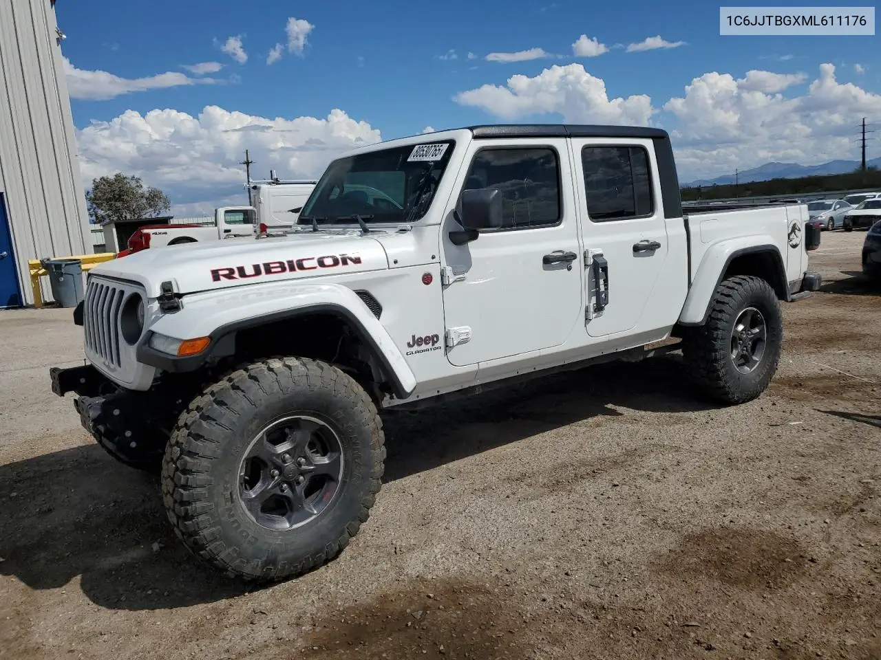 2021 Jeep Gladiator Rubicon VIN: 1C6JJTBGXML611176 Lot: 80530765