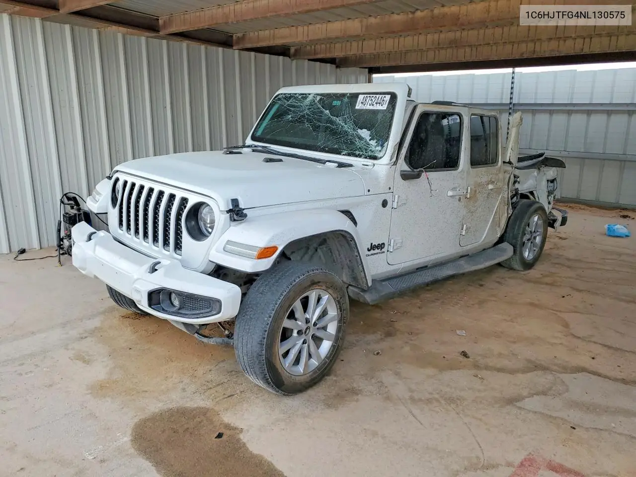 2022 Jeep Gladiator Overland VIN: 1C6HJTFG4NL130575 Lot: 48752446
