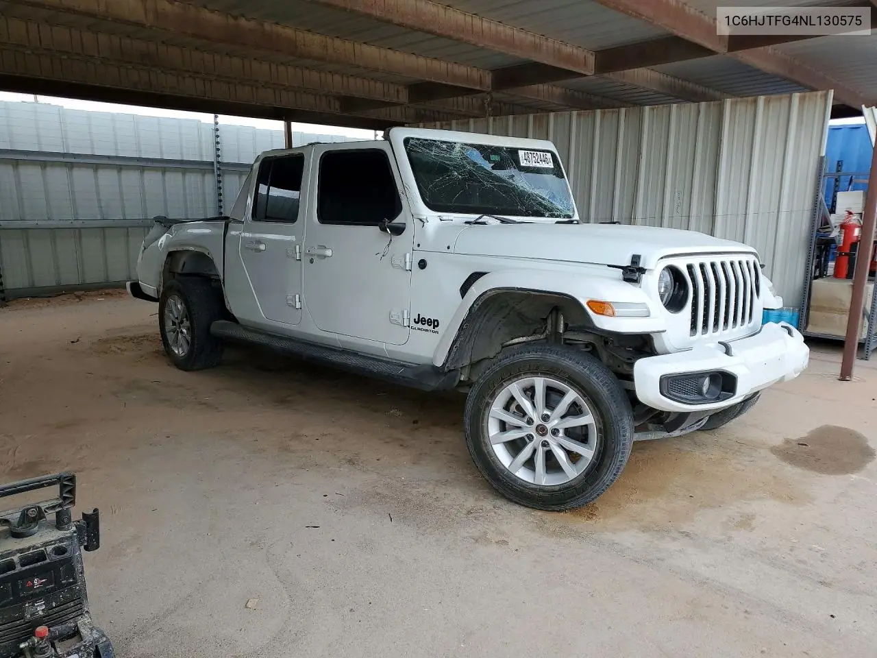 2022 Jeep Gladiator Overland VIN: 1C6HJTFG4NL130575 Lot: 48752446