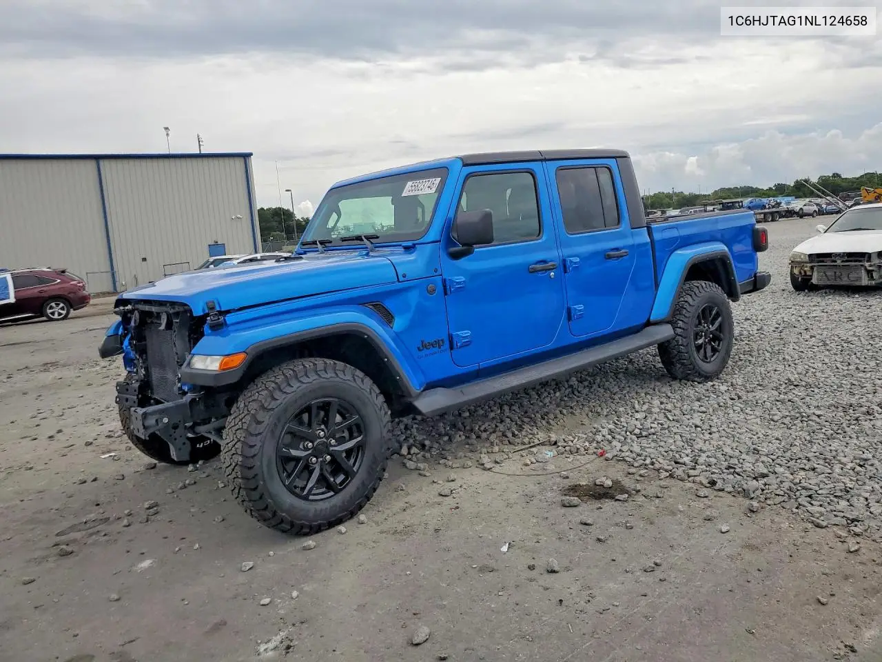2022 Jeep Gladiator Sport VIN: 1C6HJTAG1NL124658 Lot: 55823746