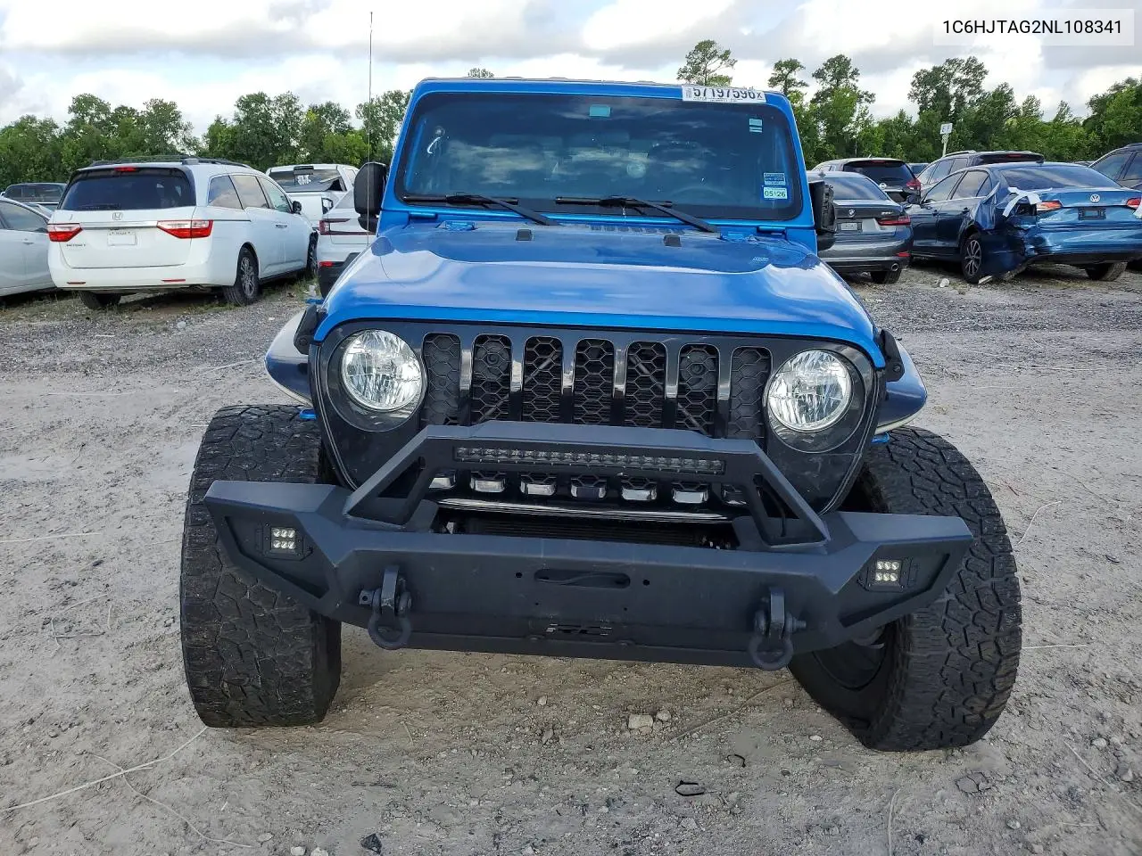 2022 Jeep Gladiator Sport VIN: 1C6HJTAG2NL108341 Lot: 57197596