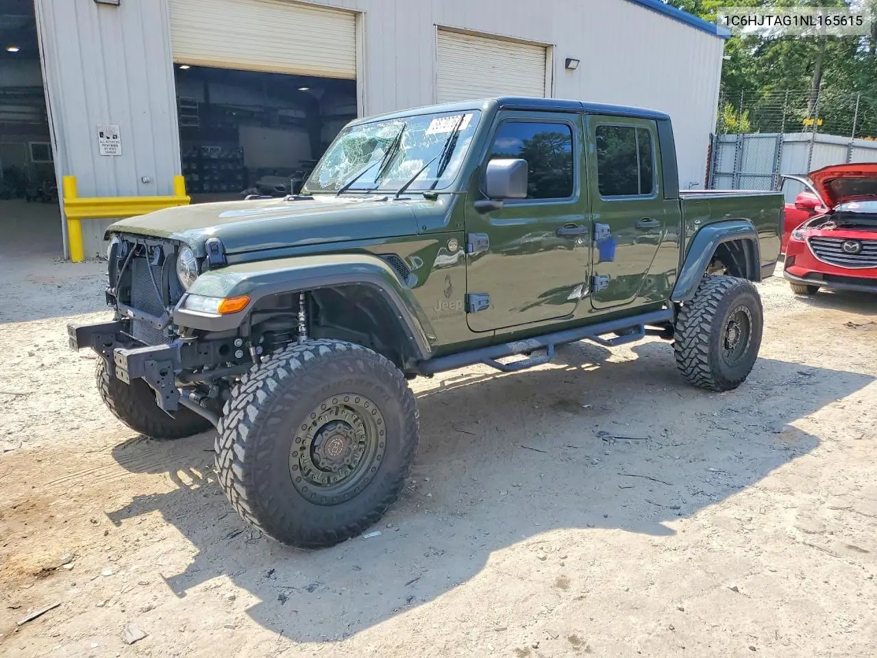 2022 Jeep Gladiator Sport VIN: 1C6HJTAG1NL165615 Lot: 58707626