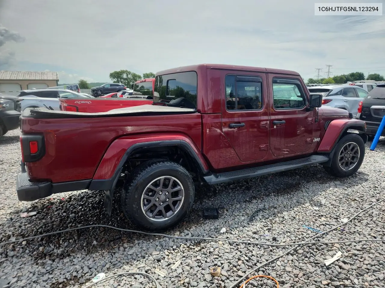 2022 Jeep Gladiator Overland VIN: 1C6HJTFG5NL123294 Lot: 58724816