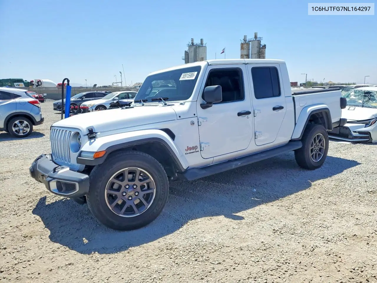 2022 Jeep Gladiator Overland VIN: 1C6HJTFG7NL164297 Lot: 58915986
