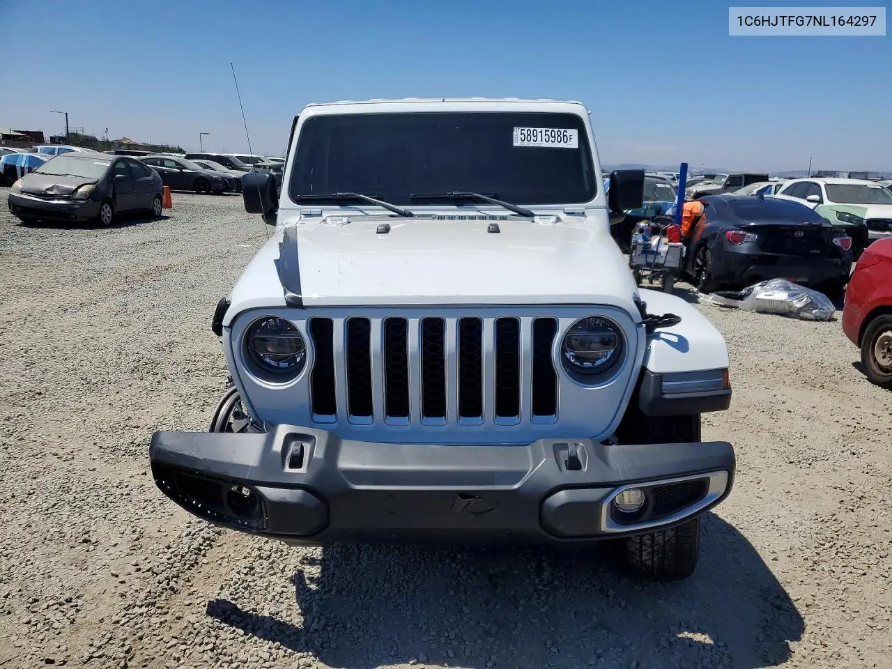 2022 Jeep Gladiator Overland VIN: 1C6HJTFG7NL164297 Lot: 58915986