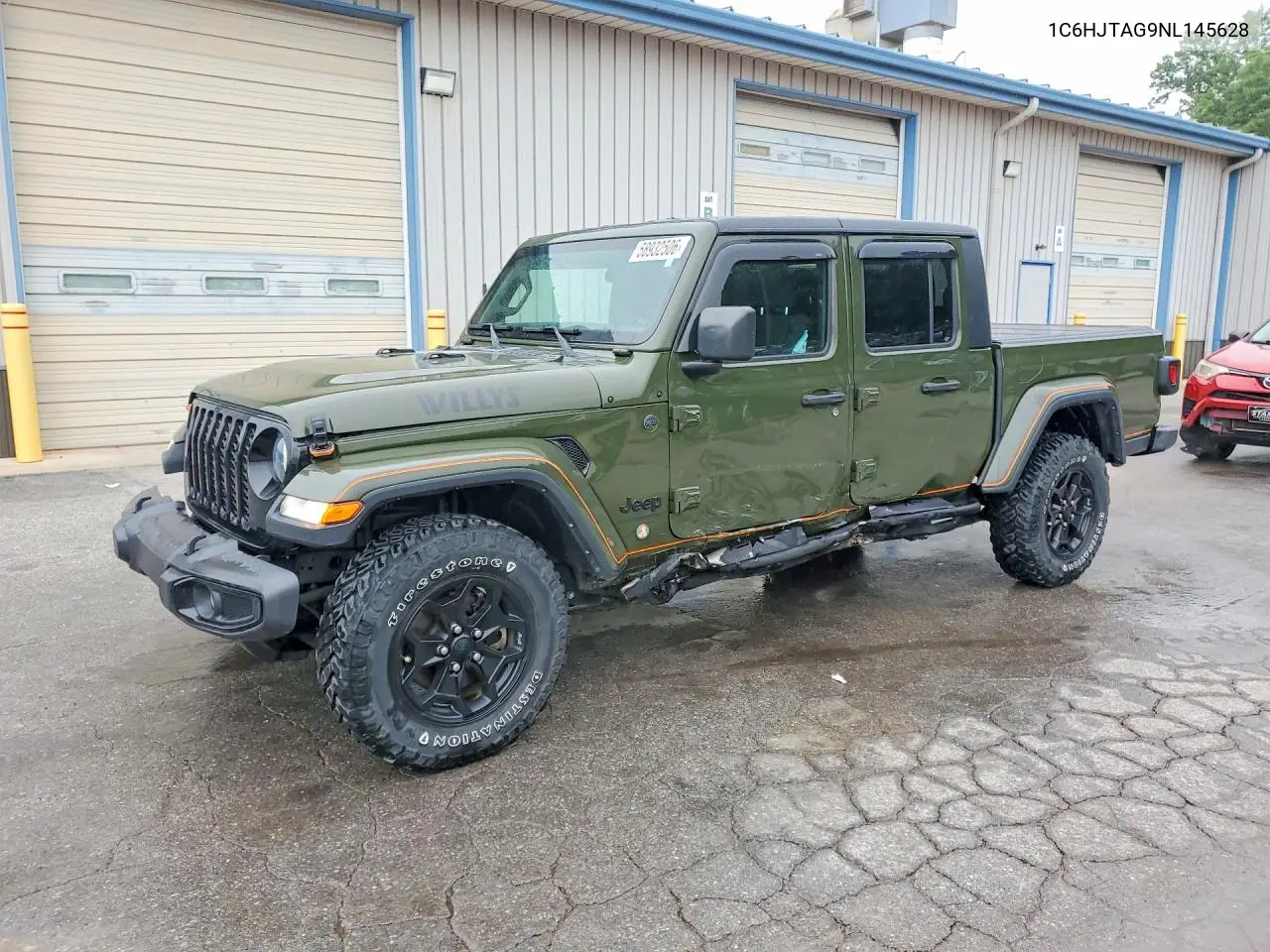 2022 Jeep Gladiator Sport VIN: 1C6HJTAG9NL145628 Lot: 58932506