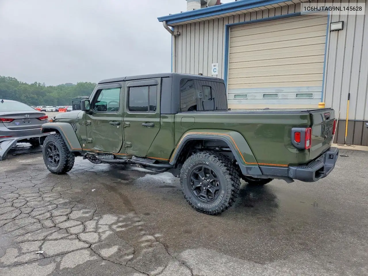 2022 Jeep Gladiator Sport VIN: 1C6HJTAG9NL145628 Lot: 58932506