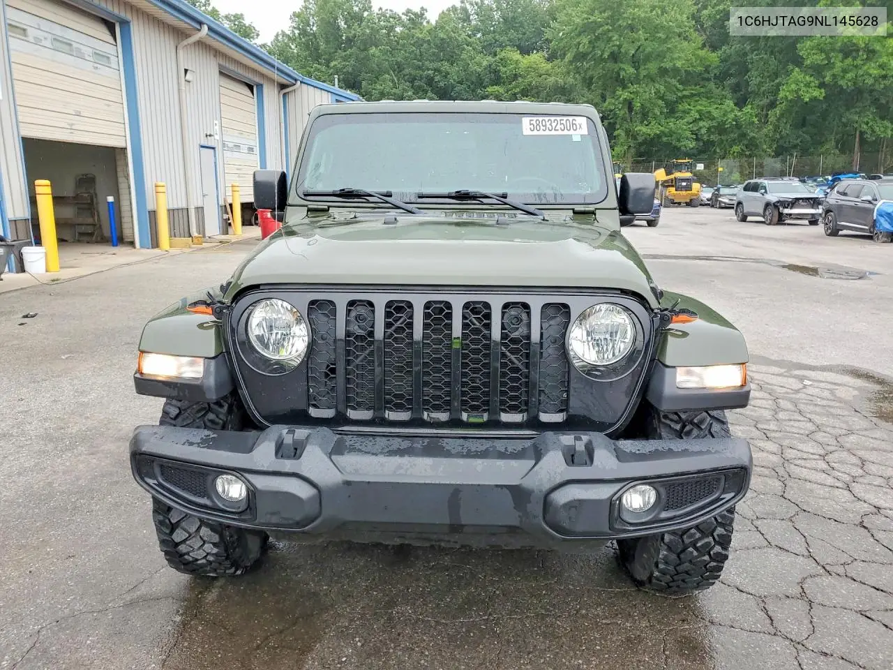 2022 Jeep Gladiator Sport VIN: 1C6HJTAG9NL145628 Lot: 58932506