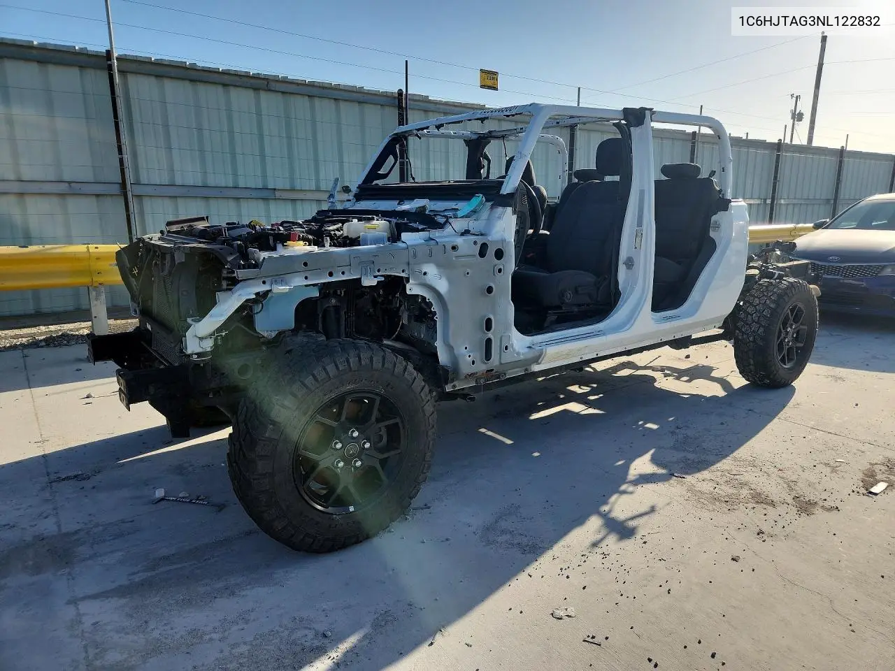 2022 Jeep Gladiator Sport VIN: 1C6HJTAG3NL122832 Lot: 59255966