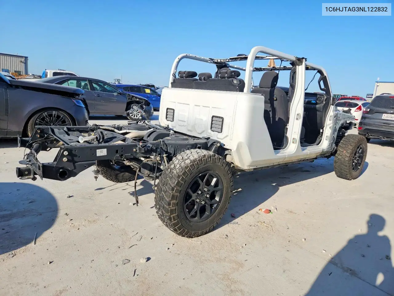 2022 Jeep Gladiator Sport VIN: 1C6HJTAG3NL122832 Lot: 59255966