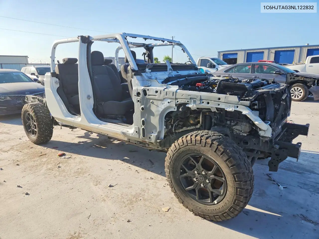 2022 Jeep Gladiator Sport VIN: 1C6HJTAG3NL122832 Lot: 59255966
