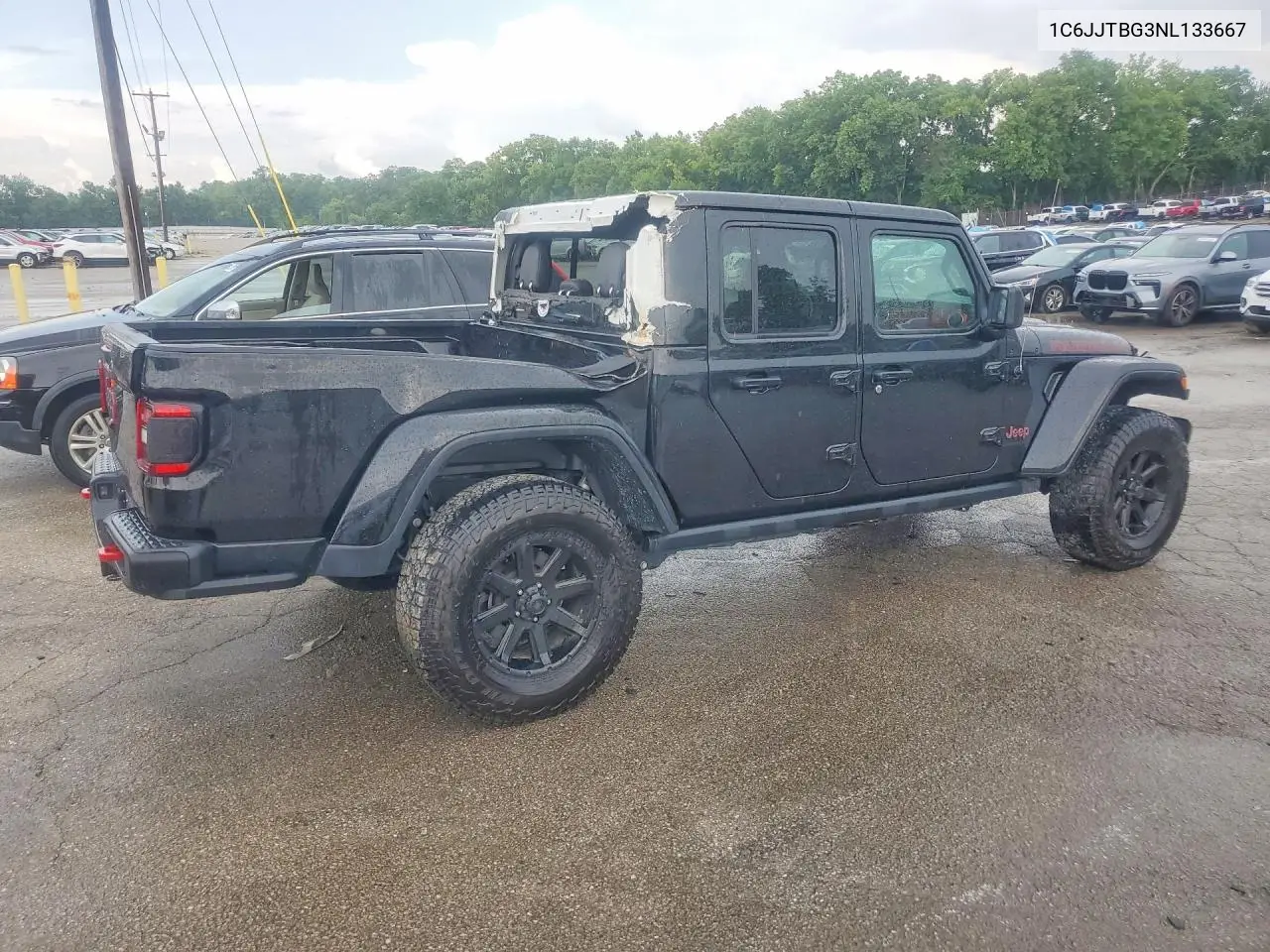 2022 Jeep Gladiator Rubicon VIN: 1C6JJTBG3NL133667 Lot: 60042896