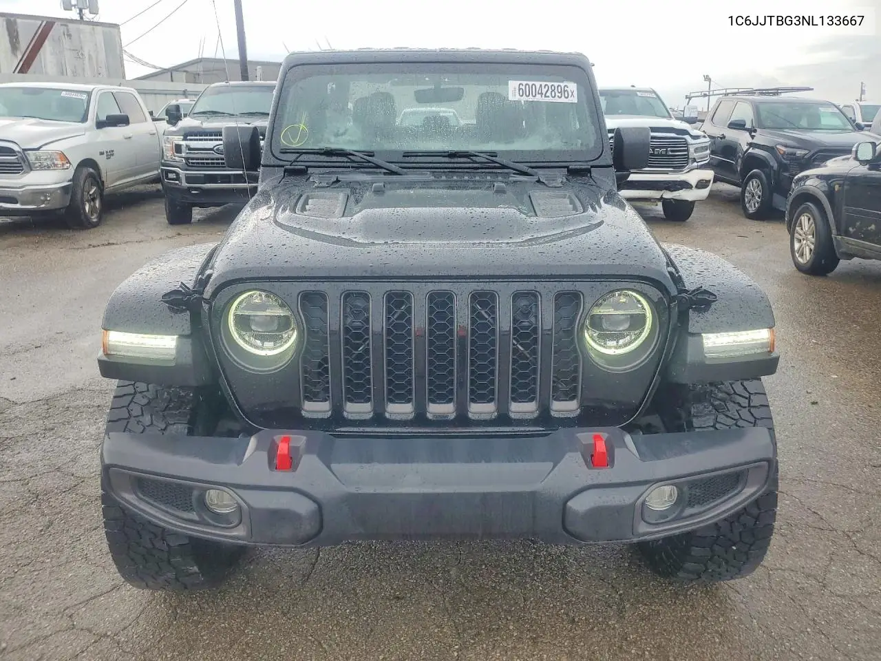 2022 Jeep Gladiator Rubicon VIN: 1C6JJTBG3NL133667 Lot: 60042896