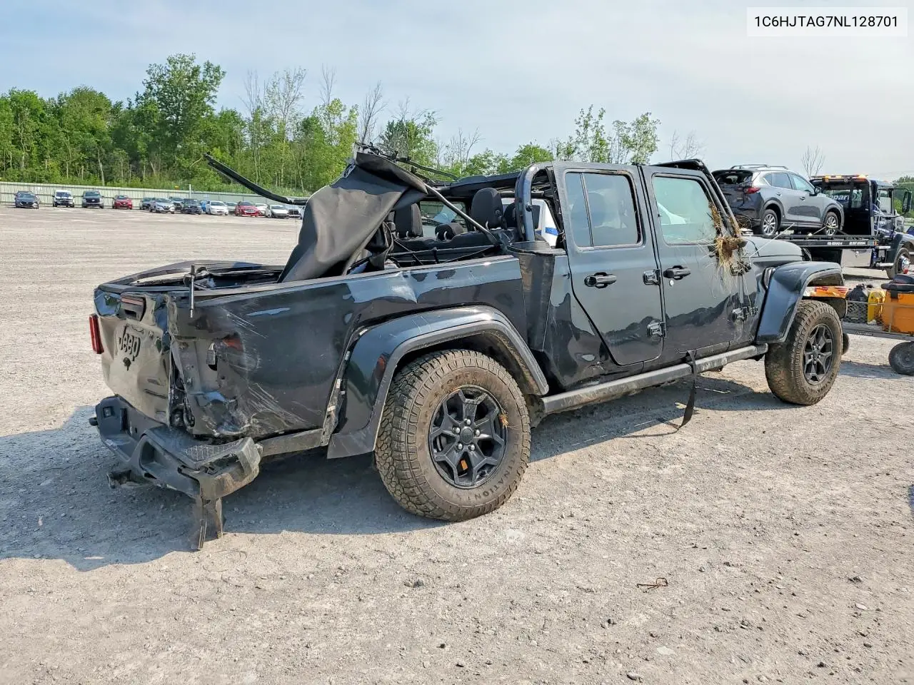 2022 Jeep Gladiator Sport VIN: 1C6HJTAG7NL128701 Lot: 60618086