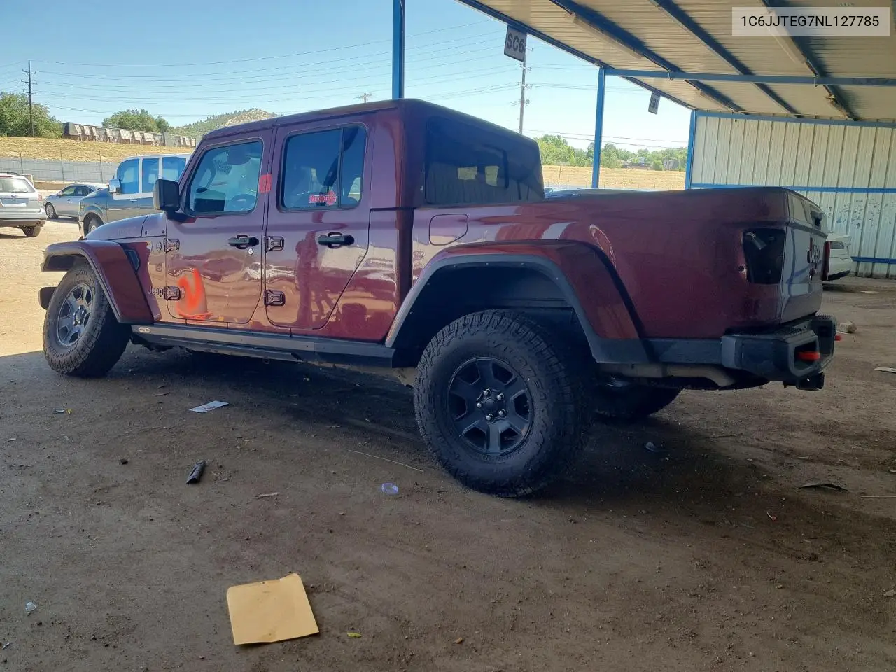 2022 Jeep Gladiator Mojave VIN: 1C6JJTEG7NL127785 Lot: 60900656