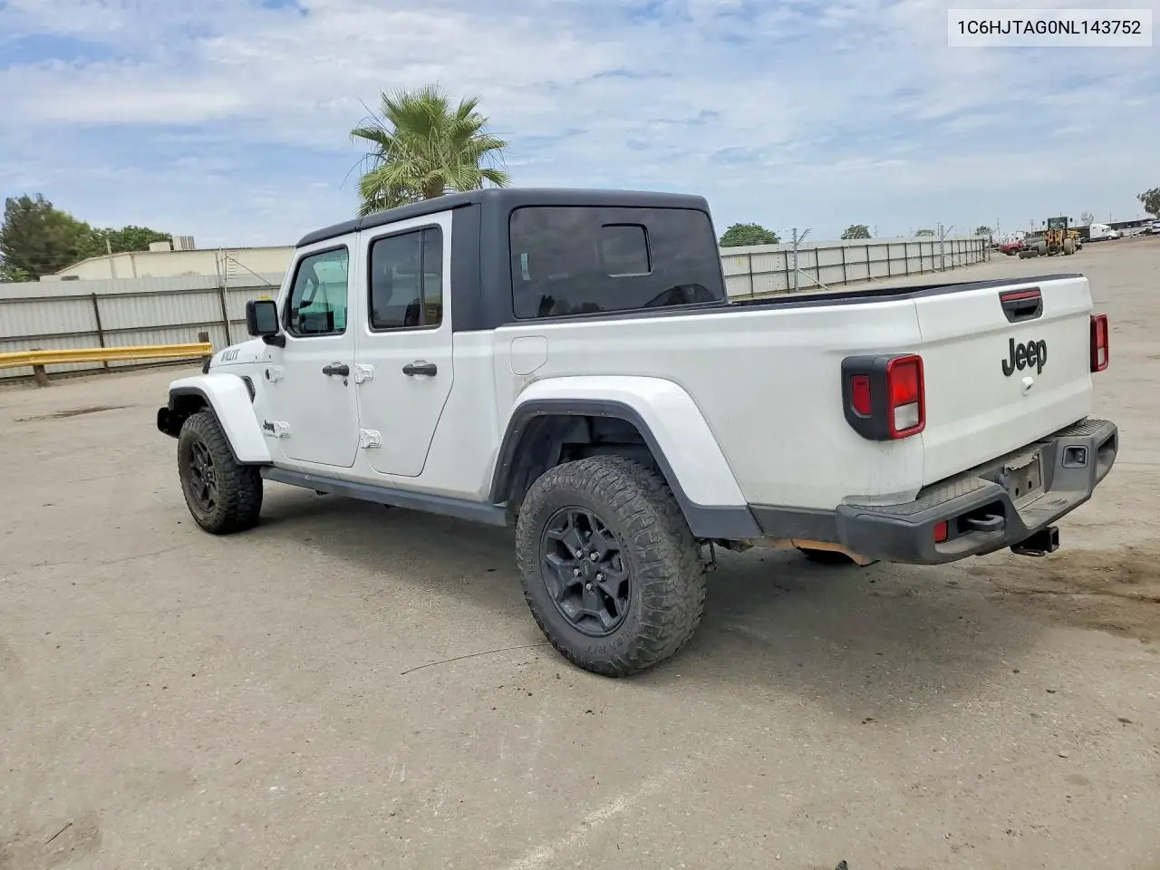 2022 Jeep Gladiator Sport VIN: 1C6HJTAG0NL143752 Lot: 61151836