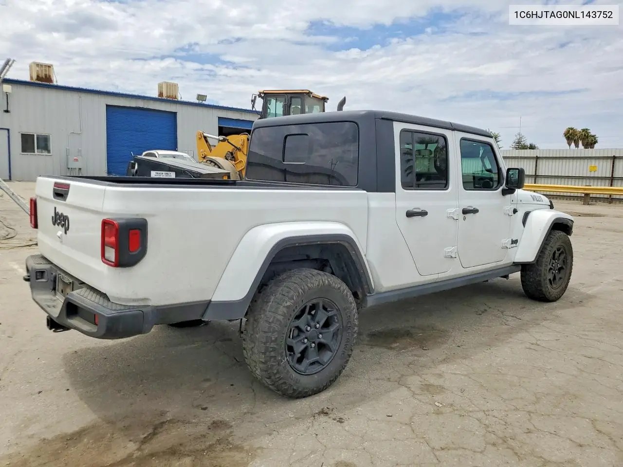 2022 Jeep Gladiator Sport VIN: 1C6HJTAG0NL143752 Lot: 61151836