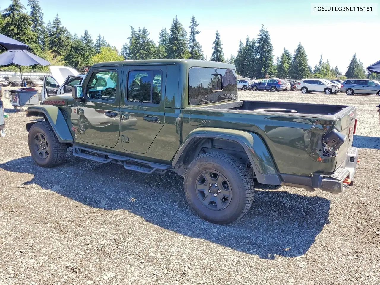 2022 Jeep Gladiator Mojave VIN: 1C6JJTEG3NL115181 Lot: 61163466
