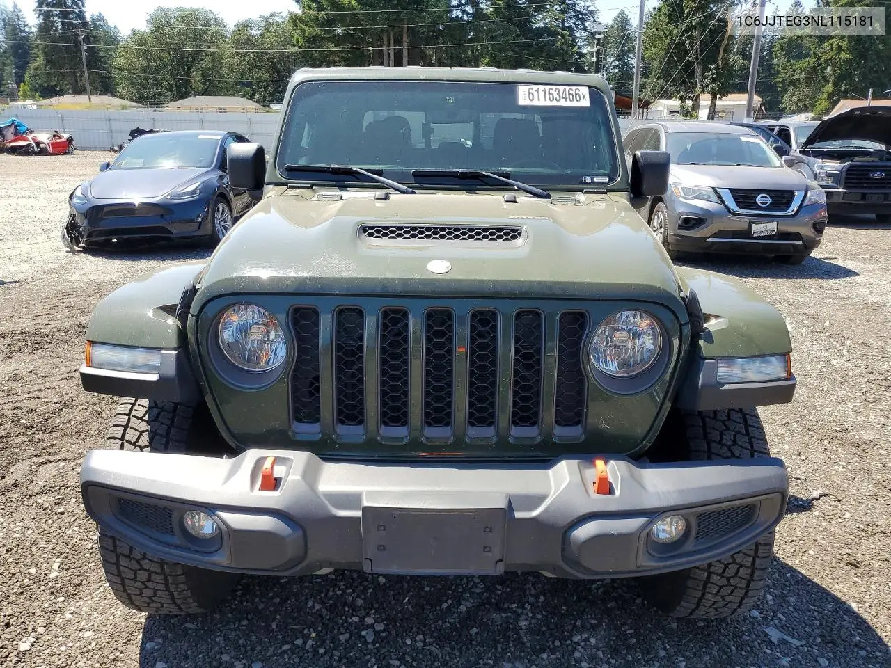 2022 Jeep Gladiator Mojave VIN: 1C6JJTEG3NL115181 Lot: 61163466