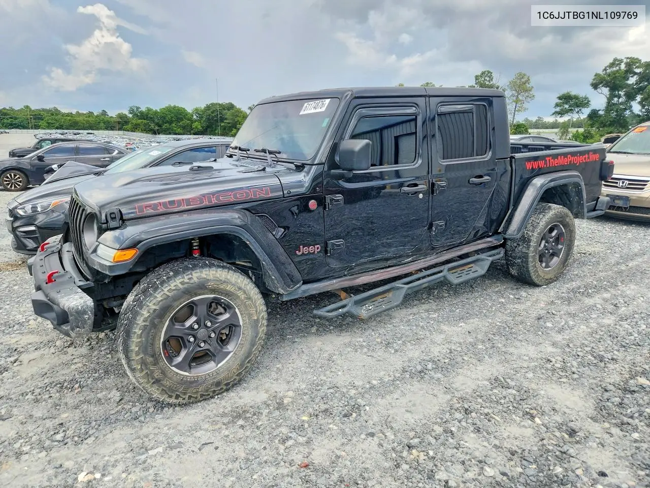 2022 Jeep Gladiator Rubicon VIN: 1C6JJTBG1NL109769 Lot: 61174876