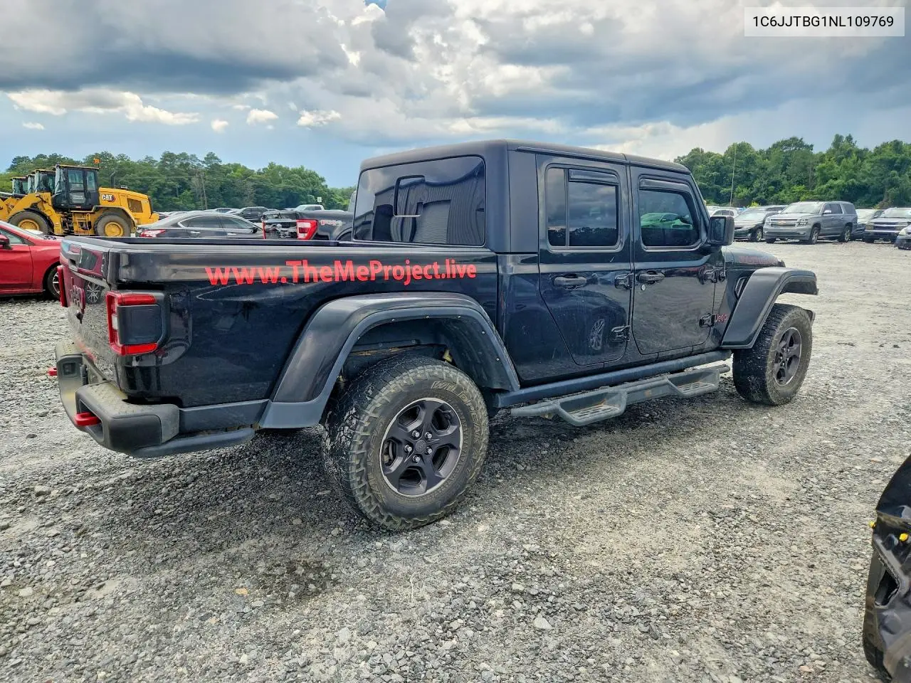 2022 Jeep Gladiator Rubicon VIN: 1C6JJTBG1NL109769 Lot: 61174876