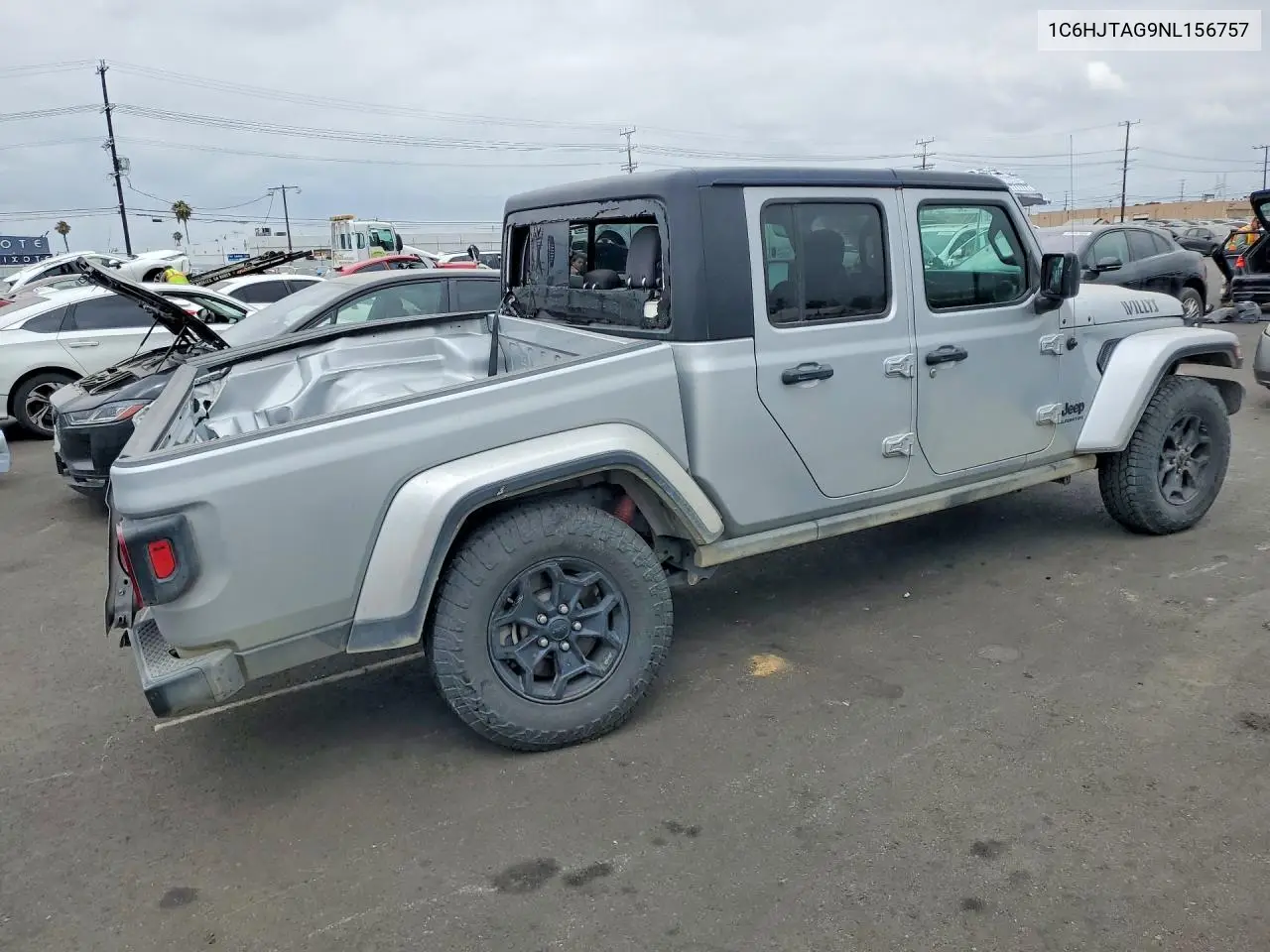 2022 Jeep Gladiator Sport VIN: 1C6HJTAG9NL156757 Lot: 85633615