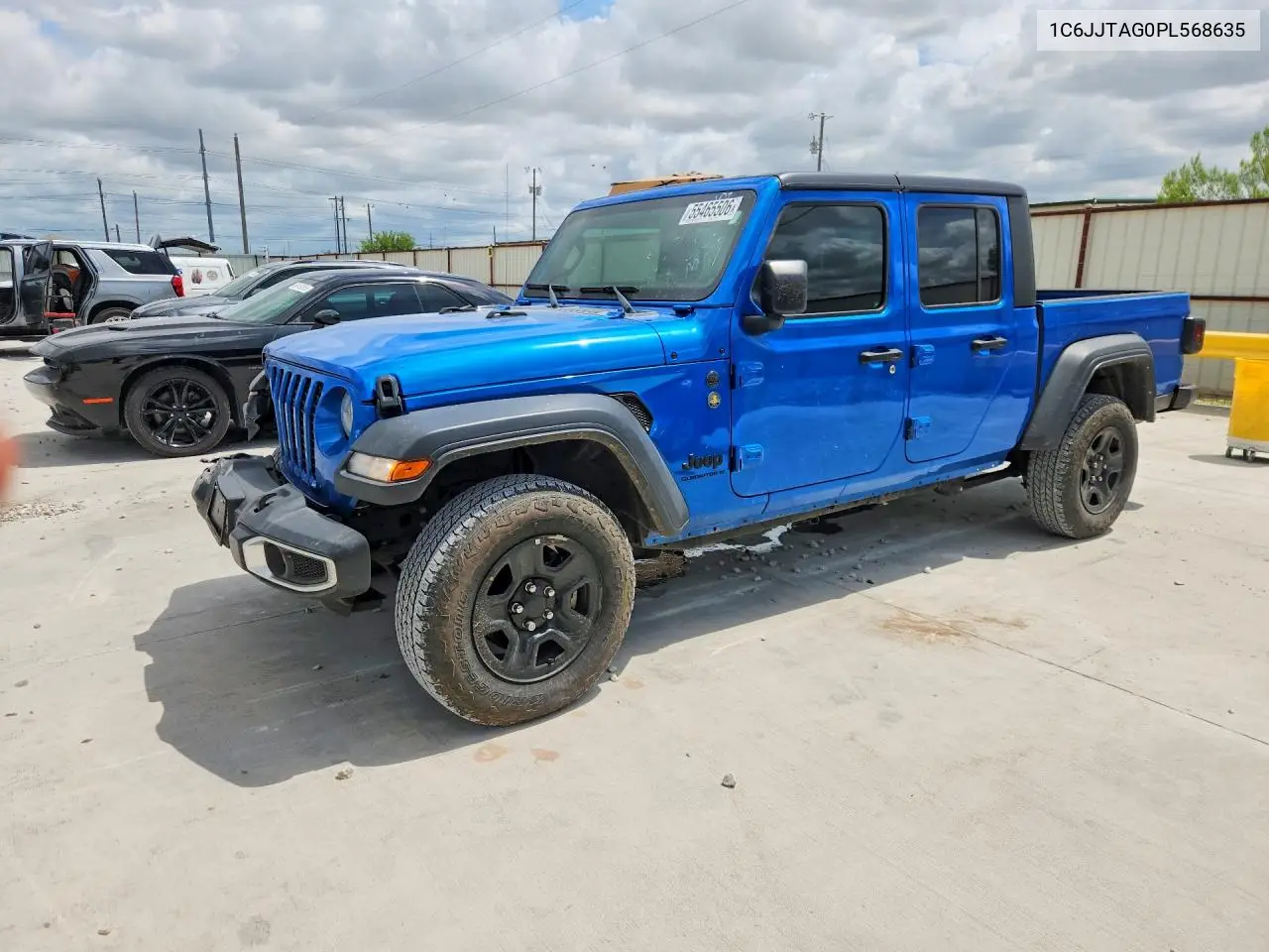 2023 Jeep Gladiator Sport VIN: 1C6JJTAG0PL568635 Lot: 55465506