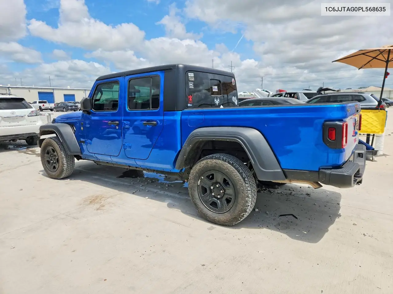 2023 Jeep Gladiator Sport VIN: 1C6JJTAG0PL568635 Lot: 55465506
