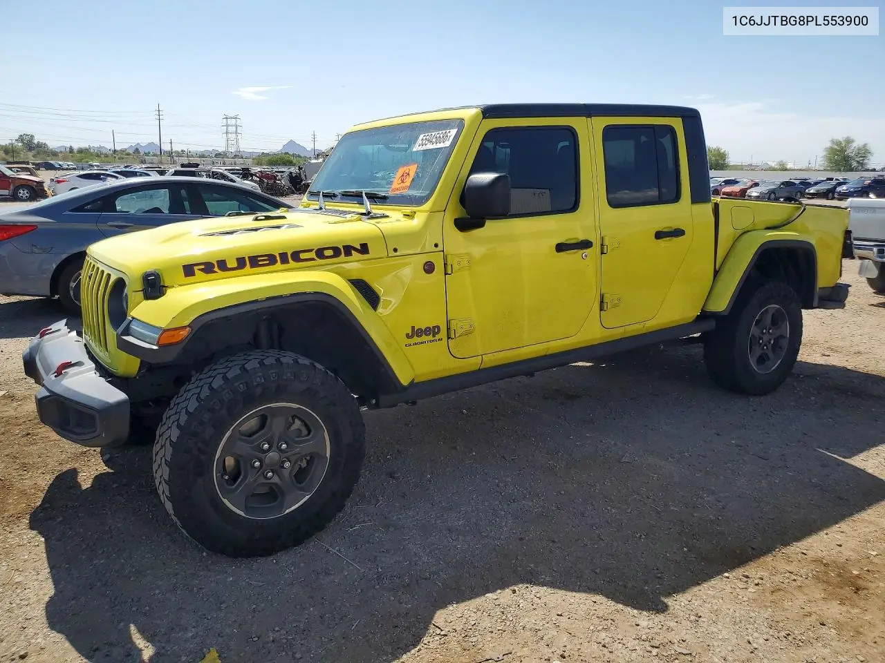 2023 Jeep Gladiator Rubicon VIN: 1C6JJTBG8PL553900 Lot: 55945686