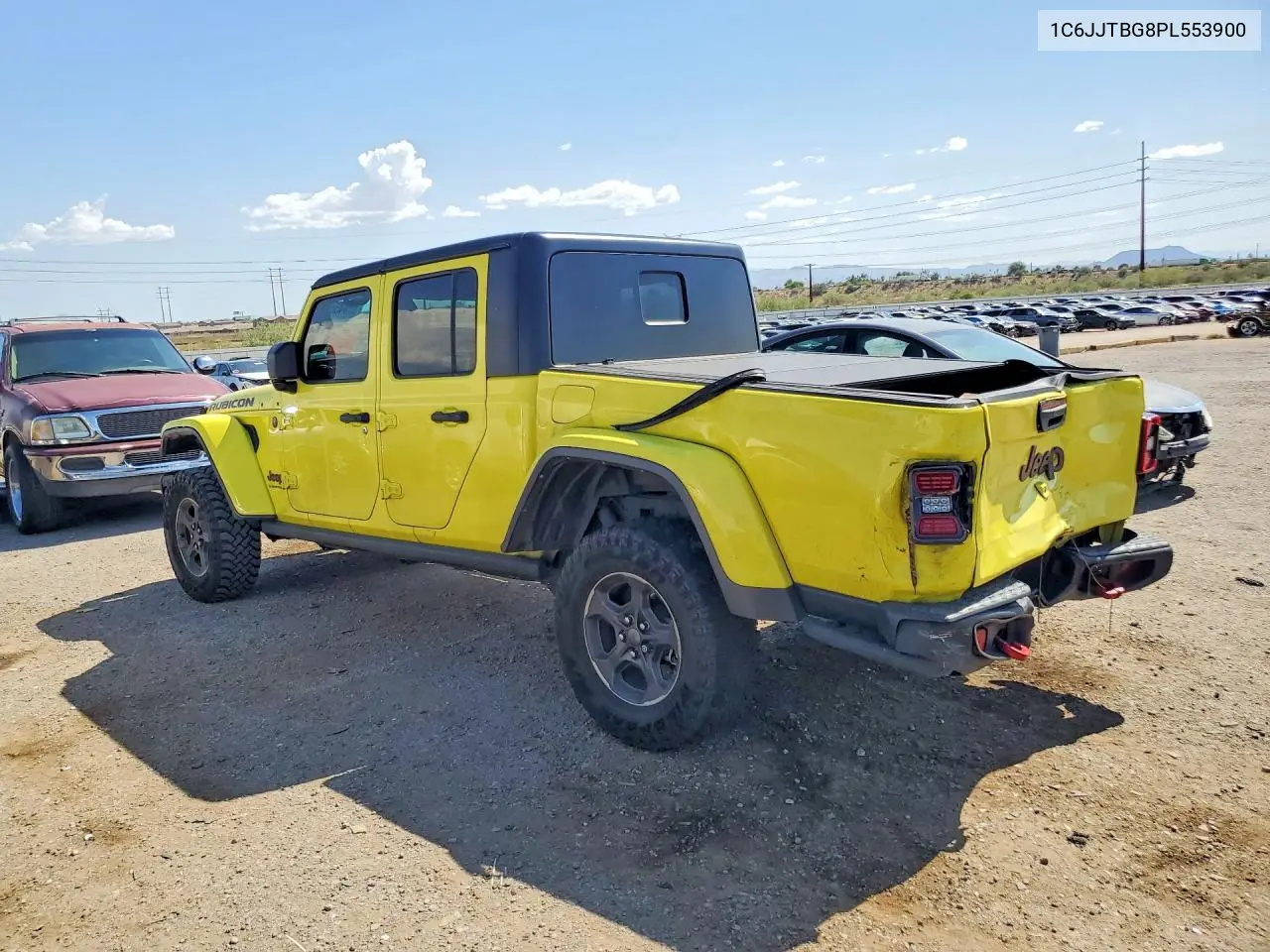 2023 Jeep Gladiator Rubicon VIN: 1C6JJTBG8PL553900 Lot: 55945686
