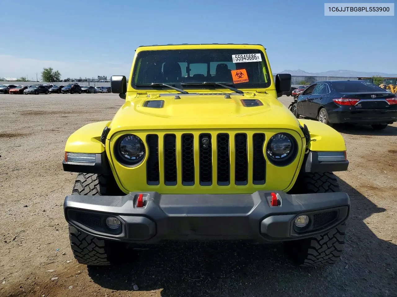 2023 Jeep Gladiator Rubicon VIN: 1C6JJTBG8PL553900 Lot: 55945686