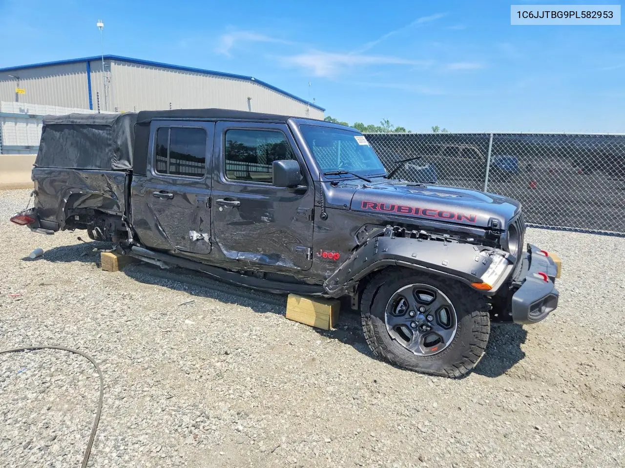 2023 Jeep Gladiator Rubicon VIN: 1C6JJTBG9PL582953 Lot: 56066056