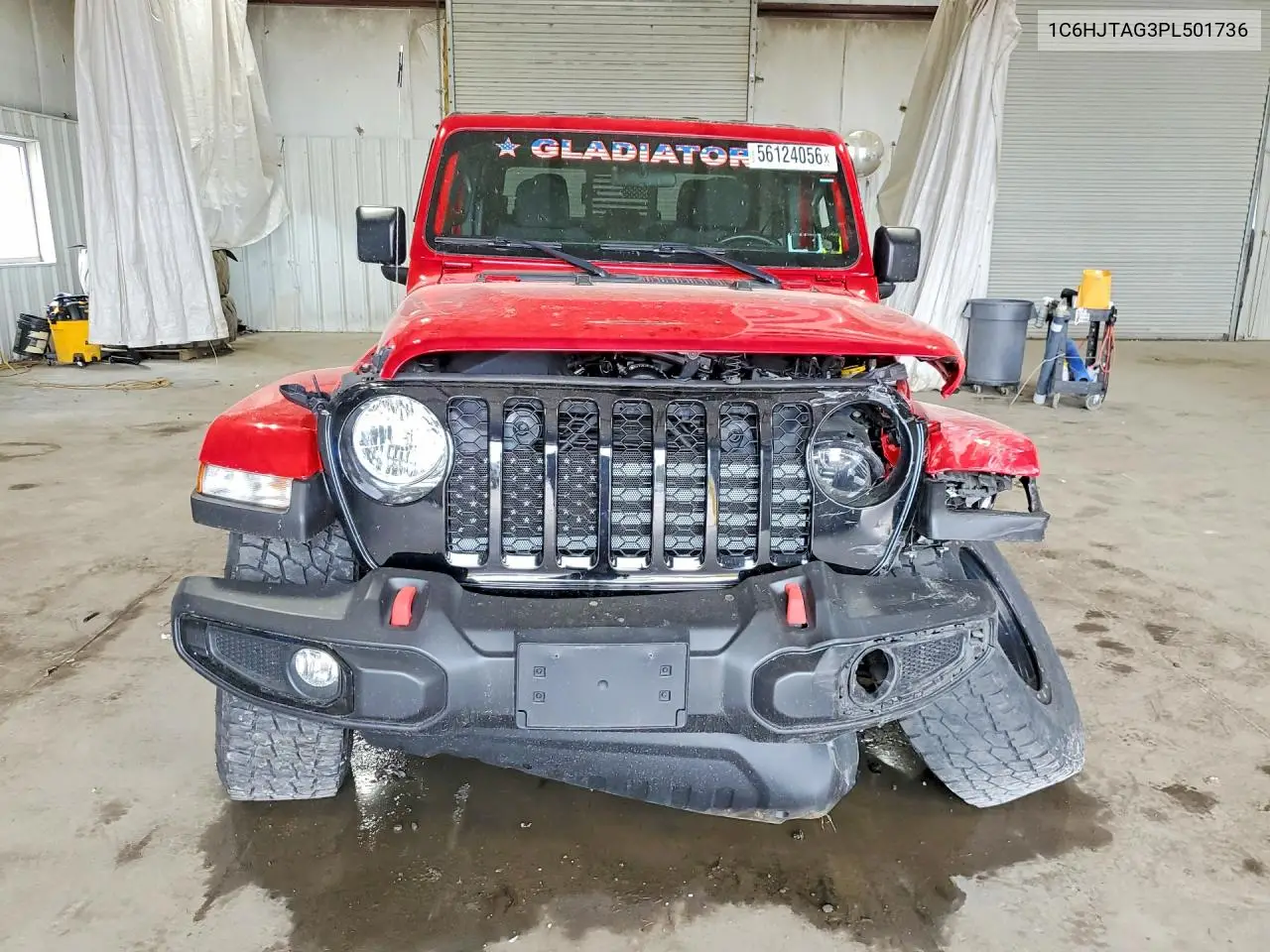 2023 Jeep Gladiator Sport VIN: 1C6HJTAG3PL501736 Lot: 56124056