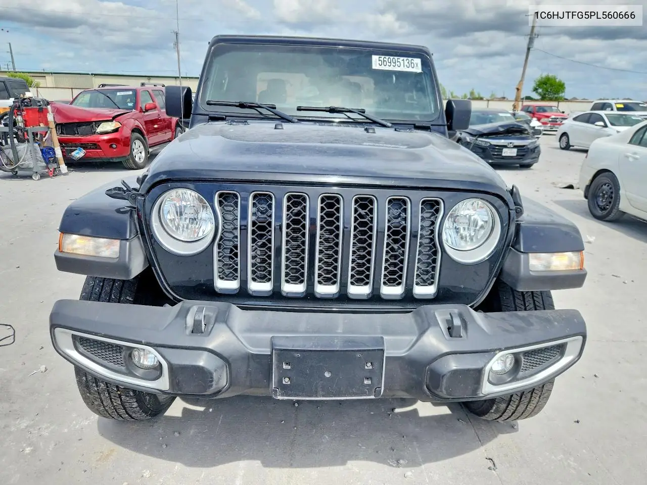 2023 Jeep Gladiator Overland VIN: 1C6HJTFG5PL560666 Lot: 56995136